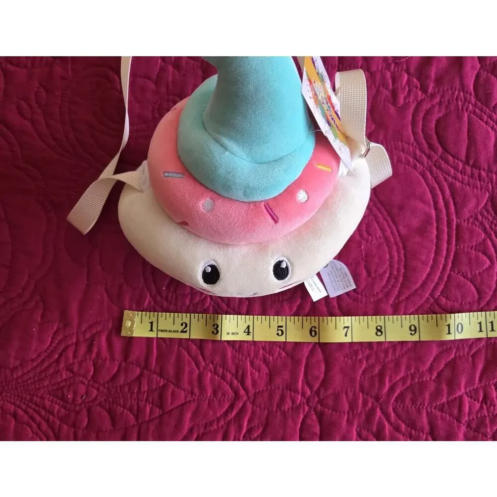8” Yum Yum Smoochy Pals Ice Cream Cone Plush Purse #61341F New NWT Bag Kids Food